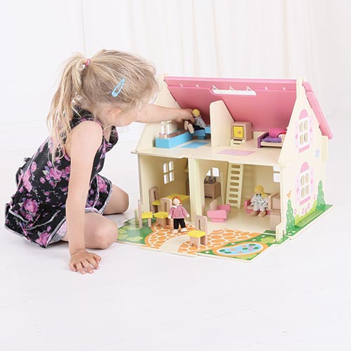 [TPCJT123] COTTAGE GIGANTE COMPLETO DI ACCESSORI