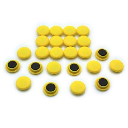 [290126] Magneti in blister Pz.12 mm.30 GIALLO