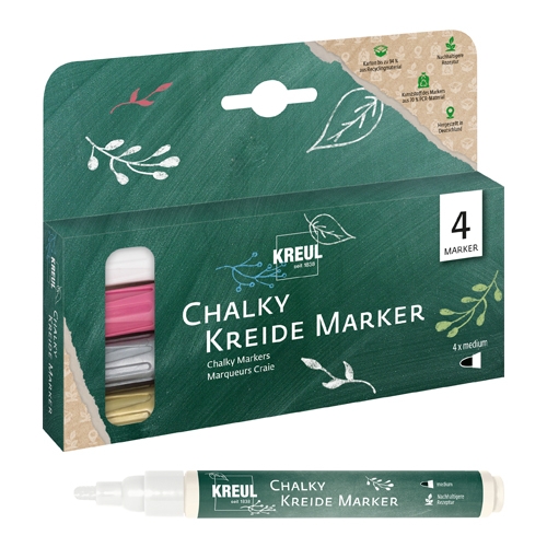 [TPCKL22708] KREUL - MARKER GESSO - SET 4 CLASSIC