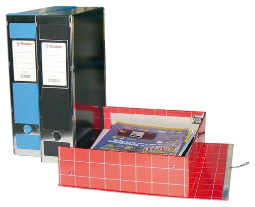 [320199] Scatola Portadocumenti BOX4 NERO Apertura TOTALE - D.so 9,5