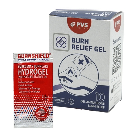 [D99554] Bustina gel sterile Burnshield per ustioni  3,5gr. - astuccio 10 pezzi