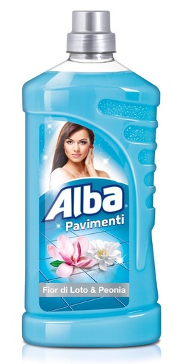 [481314LOPE] Detergente Profumato ALBA PAVIMENTI 1 Lt. -  Fior di Loto e Peonia