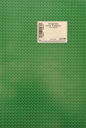[500042] Blocco PRESENZE FIRMA 100 pagine - 31x21 cm