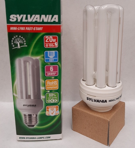 [630206] Lampada R.E. 20W=100W E27 GR RISP. 80% A