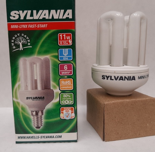 [630207] Lampada R.E. 11W=55W E14 PI RISP. 80% A