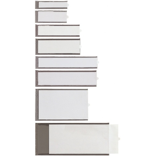 [D25222] 4 PORTAETICHETTE ADESIVE IES B4 65X100MM SEI