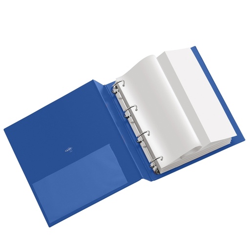 [D25472] Raccoglitore STELVIO 30 A4 4R blu 22x30cm SEI ROTA