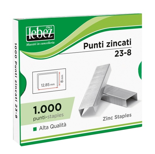 [D25651] SCATOLA 1000 PUNTI KH-23/15 PER ALTI SPESSORI