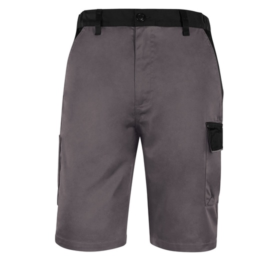[D101552] Bermuda da lavoro M1BE2  twill/poliestere/cotone  grigio  taglia M