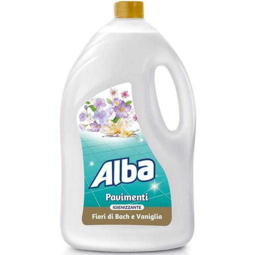 [481318BV] Detergente Profumato ALBA PAVIMENTI 4 Lt. -  Bach e Vaniglia