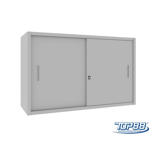 [171063] Sopralzo per Armadio Metallico ANTE SCORREVOLI L120 P45 H75 GRIGIO - 1 Ripiano