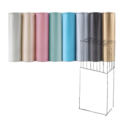 [D100022] Rotolo ecocarta Perlage 70X200cm Rex Sadoch