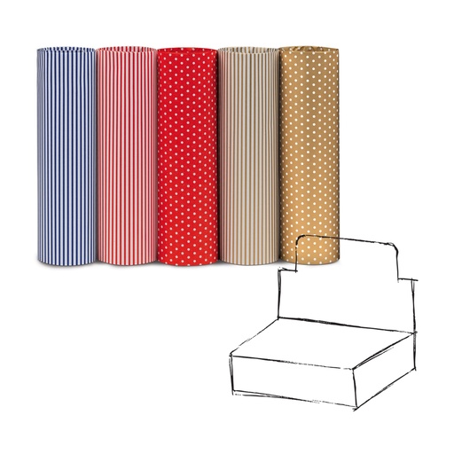 [D100023] Scatola 100 fogli ecocarta Grapich 70X100cm Rex Sadoch