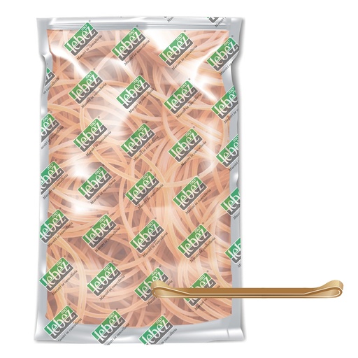 [D100033] Elastico fettuccia in para D150 - 8mm in sacchetto da 1KG Lebez