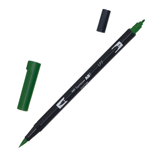 [D100037] Pennarello Tombow ABT Dual Brush 177 dark jade
