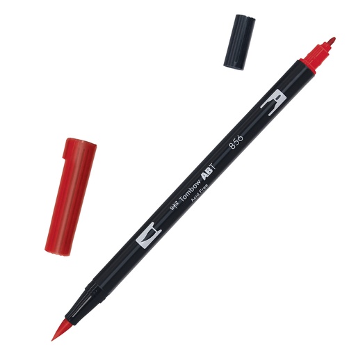 [D100050] Pennarello Tombow ABT Dual Brush 856 chinese red