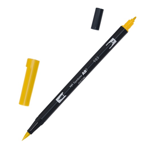 [D100052] Pennarello Tombow ABT Dual Brush 985 chrome yellow