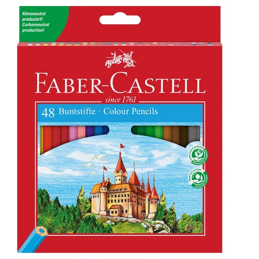 [D100066] Astuccio 48 matite colorati eco Il Castello Faber Castell