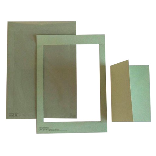 [D100081] 10 cartoncini prefustellati 117x170mm salvia Kartos