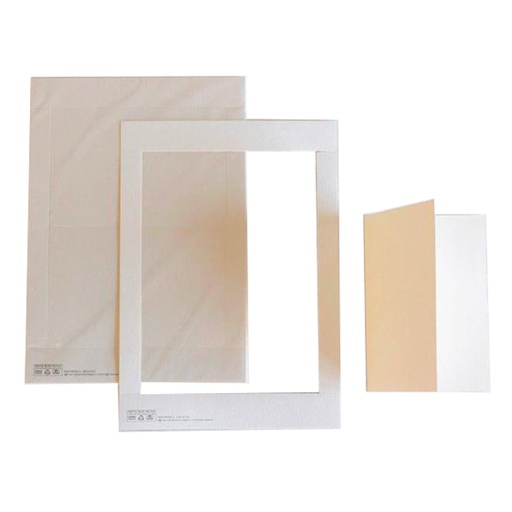 [D100082] 10 cartoncini prefustellati 117x170mm betulla Kartos