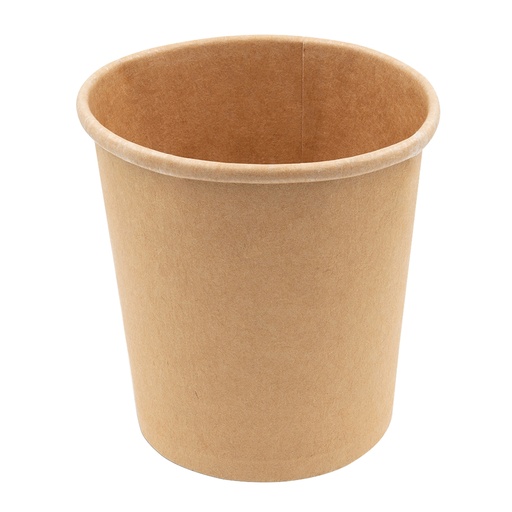 [D100115] 25 Bowl per zuppe monouso 480ml in cartoncino avana Signor Bio