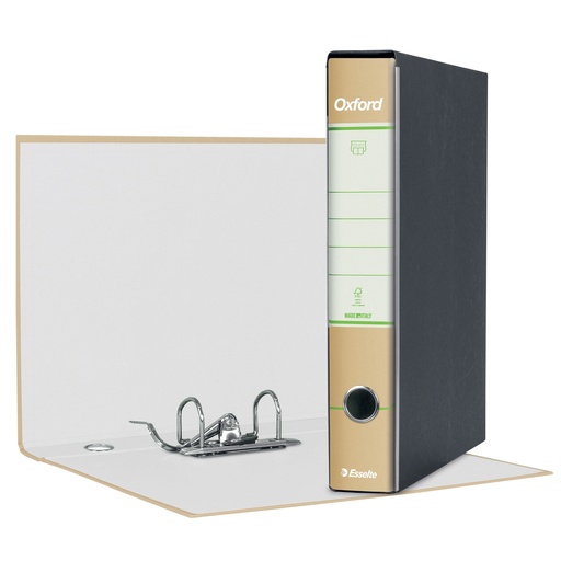 [D100127] Registratore OXFORD GREEN G84 avana dorso 5cm f.to protocollo ESSELTE