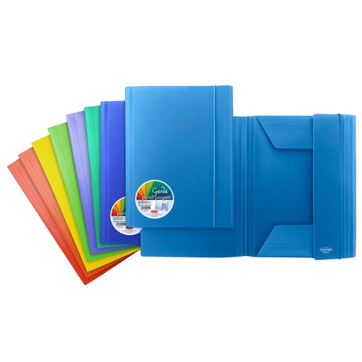 [D100134] Cartelle 3L Garda PP dorso piatto col.ass Sei rota