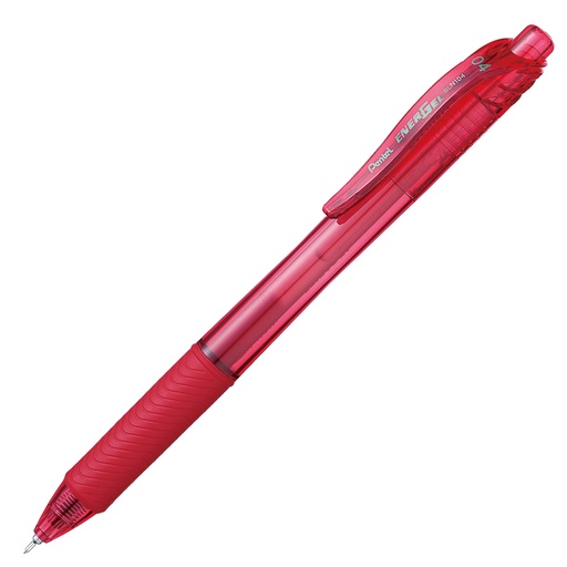 [D100262] Roller a scatto Energel X BLN 104 rosso 0.4mm Pentel