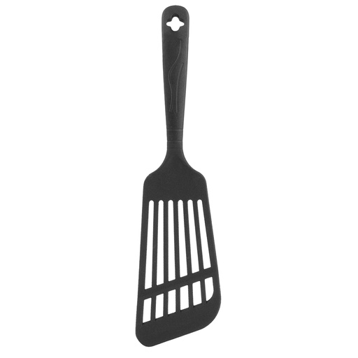 [D100383] Paletta lunga da cucina Stardust 32cm in nylon nero