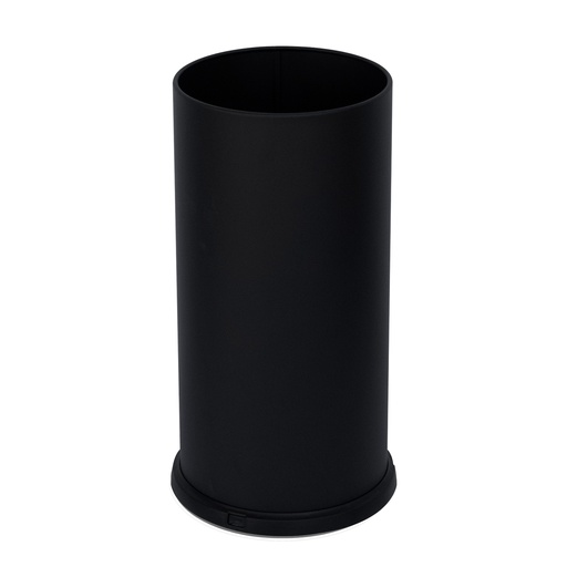 [D100470] Portaombrelli Steel con vaschetta interna 22L in acciaio nero Stilcasa