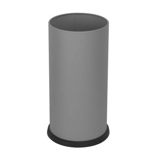[D100471] Portaombrelli Steel con vaschetta interna 22L in acciaio grigio Stilcasa