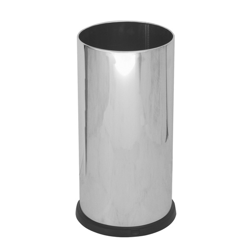 [D100472] Portaombrelli Steel con vaschetta interna 22L in acciaio inox lucido Stilcasa