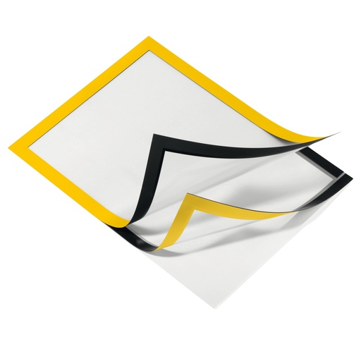 [D100515] Cornice espositiva adesiva DuraframeR A4 21x29,7cm giallo DURABLE
