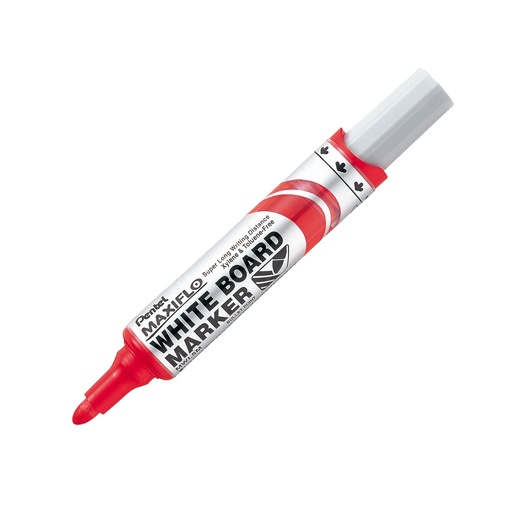 [D100527] Marcatore per lavagne punta conica 6mm rosso MaxiFlo Pentel