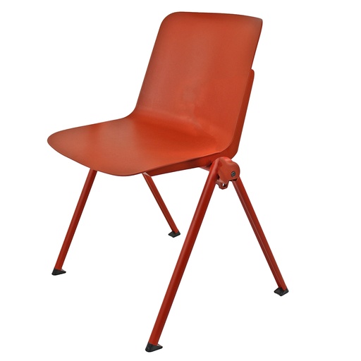 [D100543] Seduta attesa Plus Rosso senza braccioli