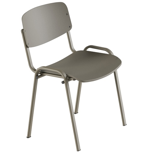 [D100544] Seduta attesa Milk Grigio Caldo s/braccioli