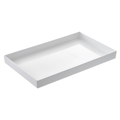 [D100573] Vassoio Venezia in melamina GN 1/3 - 32,5x17,6x6cm bianco Leone
