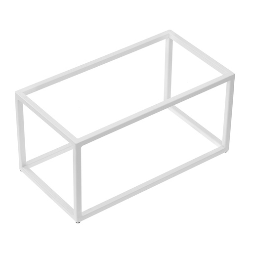 [D100576] Stand buffet in metallo GN 1/3 - 32,5x17,6x16cm bianco Leone