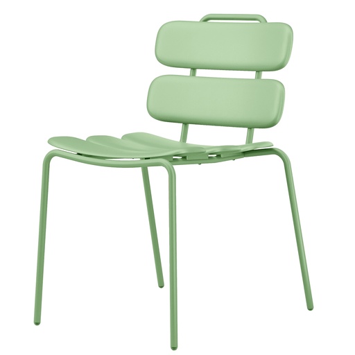 [D100627] Seduta collettivita' Lemon s/braccioli verde Unisit