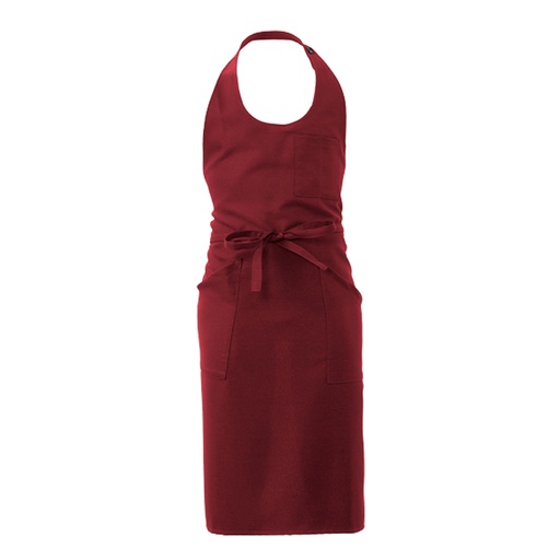 [D100685] Grembiule Capri taglia unica bordeaux Giblor's