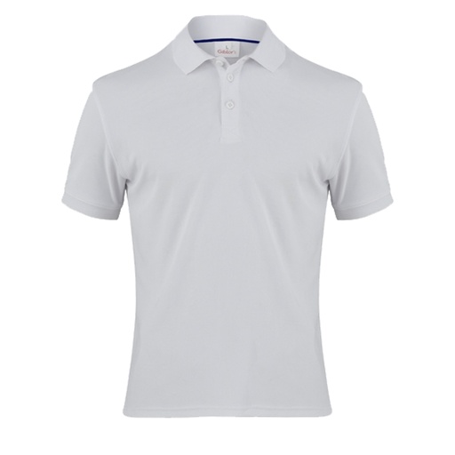 [D100720] Polo uomo Jeff taglia L bianco Giblor's