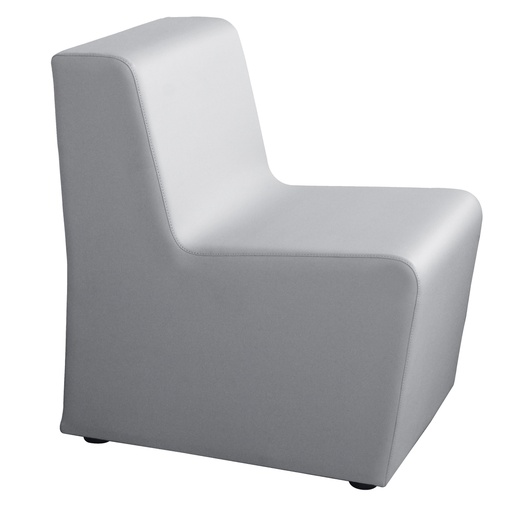 [D100756] Divano Linea X1P/PT1 posto vera pelle TOP grigio chiaro