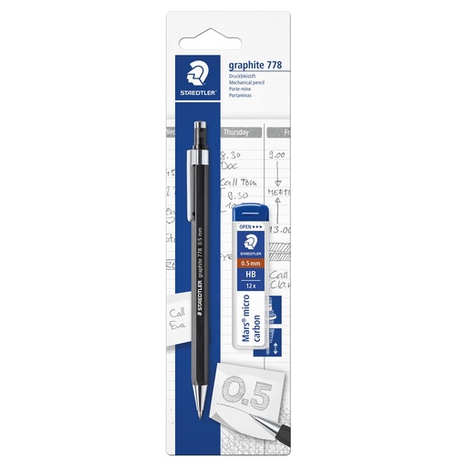 [D101098] Portamine Grafite 778 0.5mm + astuccio mine Staedtler