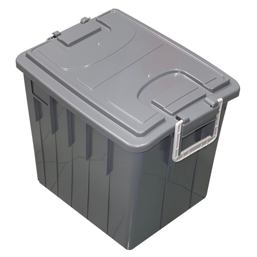 [D101103] Cassa multiuso con coperchio e manici 20lt