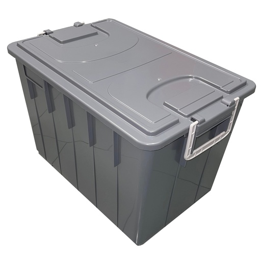 [D101105] Cassa multiuso con coperchio e manici 60lt