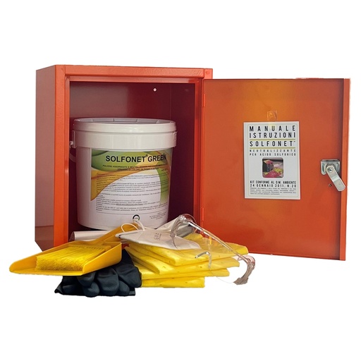 [D101124] Kit Emergenza Solfonet Green per sversamento acido solforico