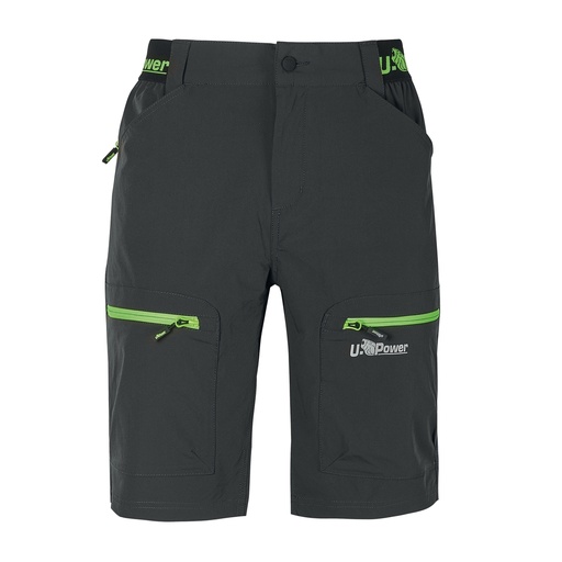 [D101249] Bermuda Mercury taglia XL grigio/verde U-Power