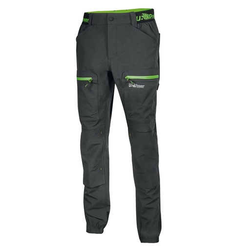 [D101289] Pantaloni da lavoro Harmony taglia L grigio/verde U-power