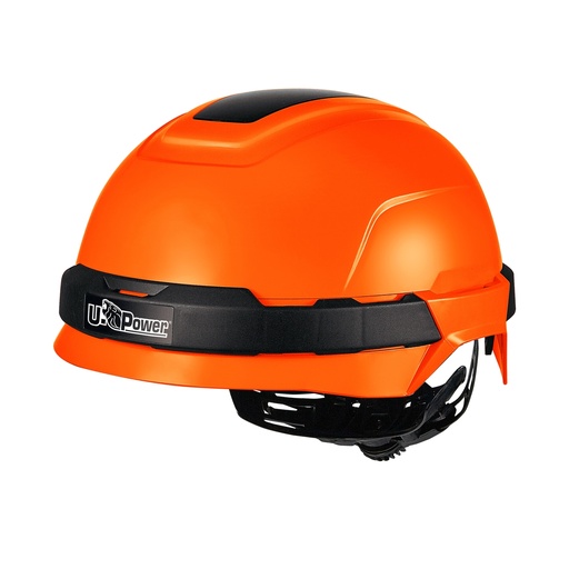 [D101296] Casco protettivo Antares arancione fluo regolabile U-Power