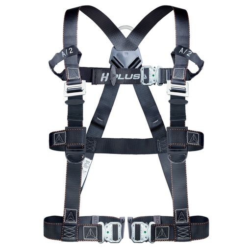 [D101335] Imbracatura HAR22HA a due punti di ancoraggio S/M/L nero Deltaplus